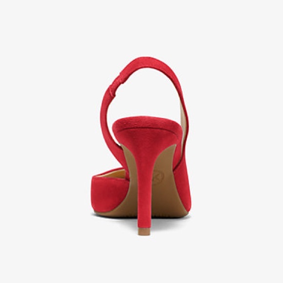 MICHAEL KORS~Red Pointed Toe Slingback Heels SIZE 6 - Picture 5 of 6